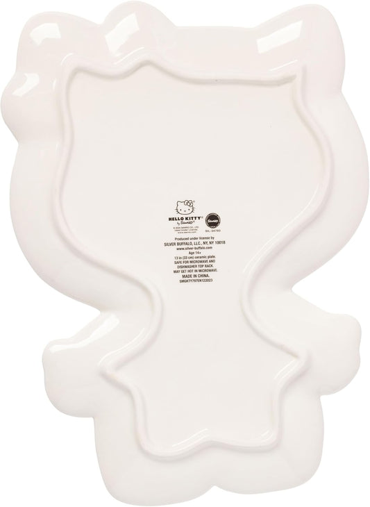 Sanrio Hello Kitty Halloween Spooky Skeleton Costume Ceramic Decorative Plate